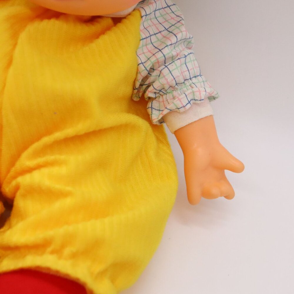Vtg 80s Set of 2 Komey Komfy Kid Girl & Boy Ice Cream Dolls Yarn Hair - Picture 12 of 16